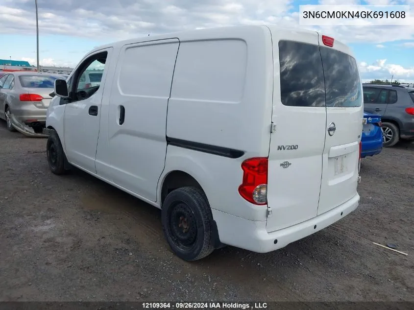 2016 Nissan Nv200 VIN: 3N6CM0KN4GK691608 Lot: 12109364