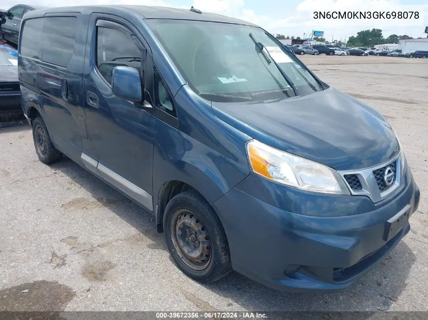 2016 Nissan Nv200 Sv VIN: 3N6CM0KN3GK698078 Lot: 39672356