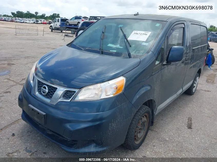 2016 Nissan Nv200 Sv VIN: 3N6CM0KN3GK698078 Lot: 39672356