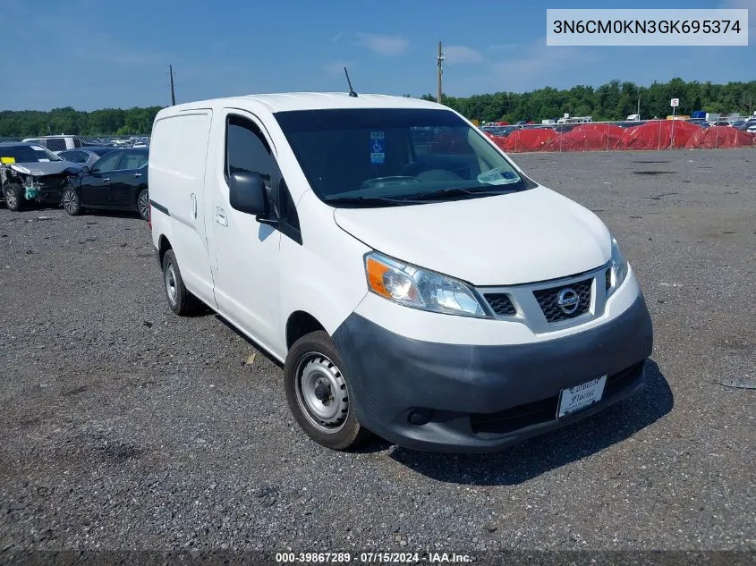 2016 Nissan Nv200 S/Sv VIN: 3N6CM0KN3GK695374 Lot: 39867289