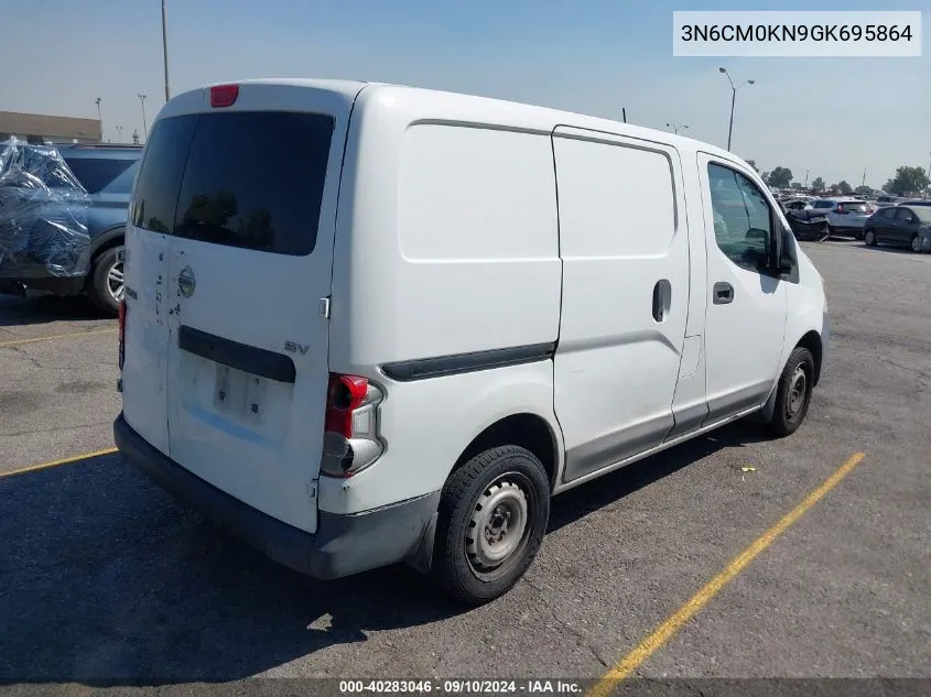 2016 Nissan Nv200 2.5S/2.5Sv VIN: 3N6CM0KN9GK695864 Lot: 40283046