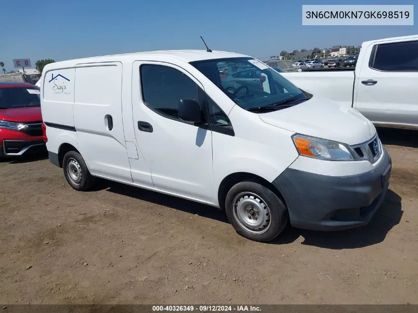 2016 Nissan Nv200 Sv VIN: 3N6CM0KN7GK698519 Lot: 40326349