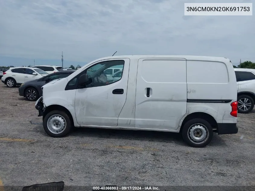 2016 Nissan Nv200 S VIN: 3N6CM0KN2GK691753 Lot: 40366983