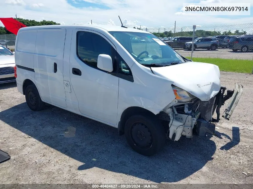 2016 Nissan Nv200 Sv VIN: 3N6CM0KN8GK697914 Lot: 40404627