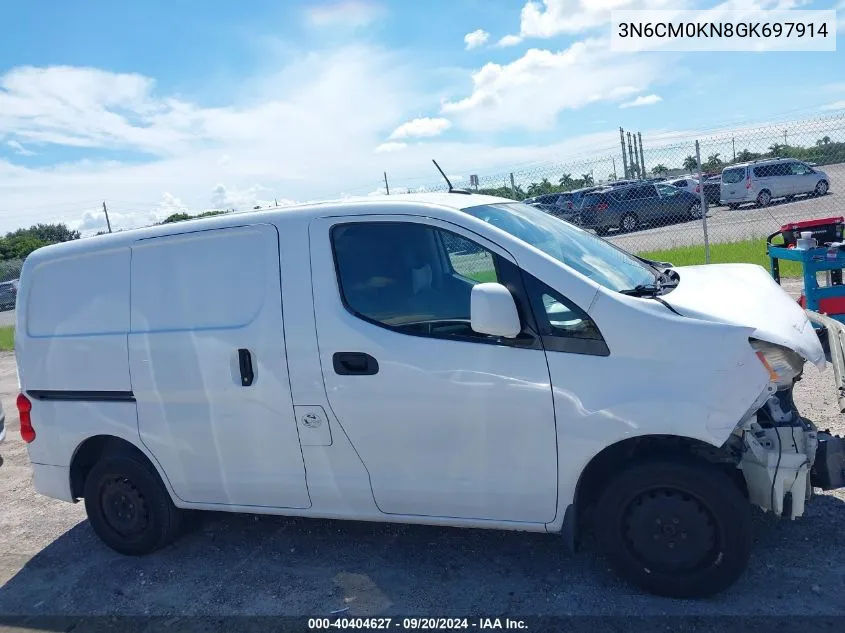 2016 Nissan Nv200 Sv VIN: 3N6CM0KN8GK697914 Lot: 40404627