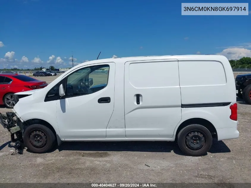 2016 Nissan Nv200 Sv VIN: 3N6CM0KN8GK697914 Lot: 40404627