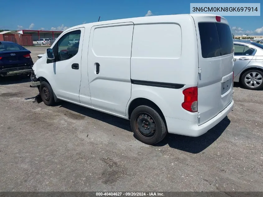 2016 Nissan Nv200 Sv VIN: 3N6CM0KN8GK697914 Lot: 40404627