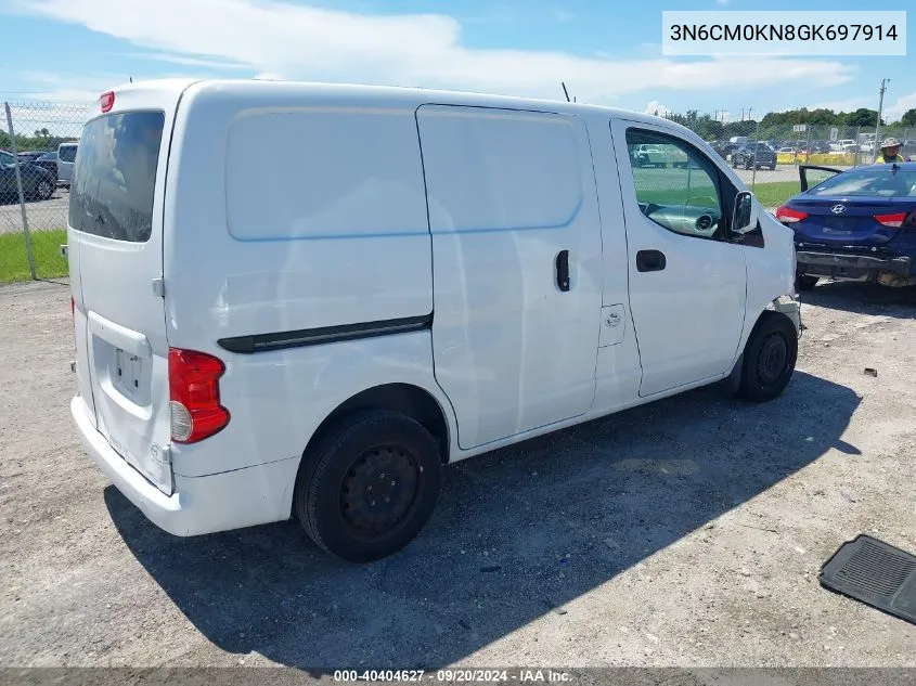 2016 Nissan Nv200 Sv VIN: 3N6CM0KN8GK697914 Lot: 40404627