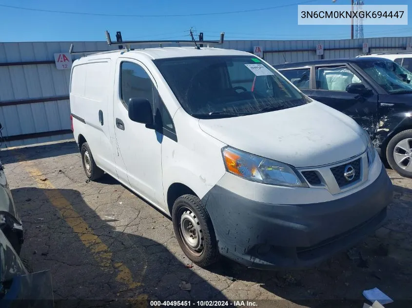 2016 Nissan Nv200 S VIN: 3N6CM0KNXGK694447 Lot: 40495451