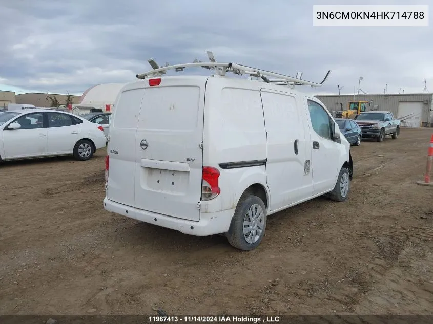 2017 Nissan Nv200 VIN: 3N6CM0KN4HK714788 Lot: 11967413