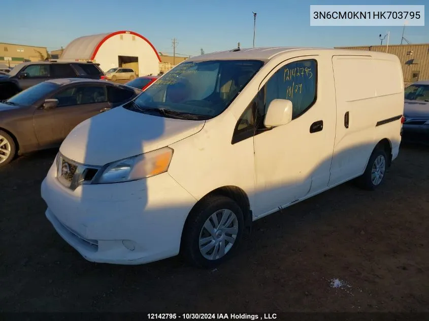 2017 Nissan Nv200 VIN: 3N6CM0KN1HK703795 Lot: 12142795