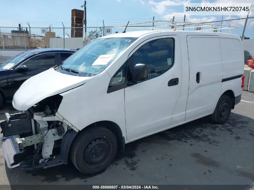 2017 Nissan Nv200 S VIN: 3N6CM0KN5HK720745 Lot: 38886607