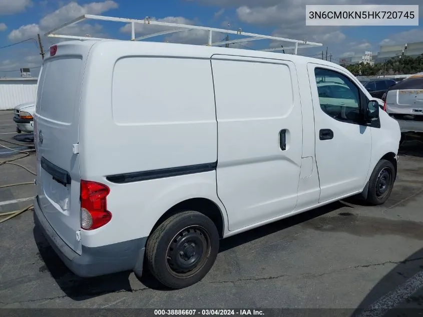 2017 Nissan Nv200 S VIN: 3N6CM0KN5HK720745 Lot: 38886607