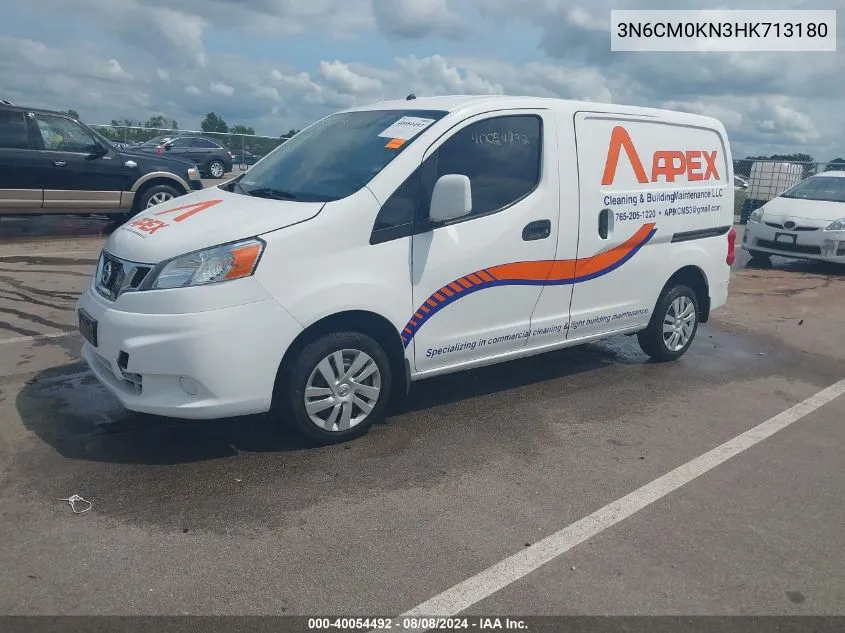 2017 Nissan Nv200 Sv VIN: 3N6CM0KN3HK713180 Lot: 40054492