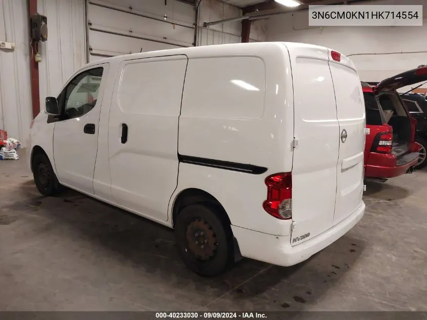 2017 Nissan Nv200 Sv VIN: 3N6CM0KN1HK714554 Lot: 40233030