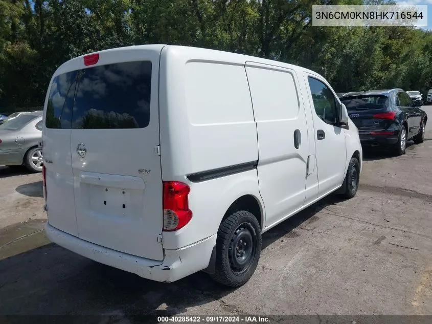 2017 Nissan Nv200 Sv VIN: 3N6CM0KN8HK716544 Lot: 40285422