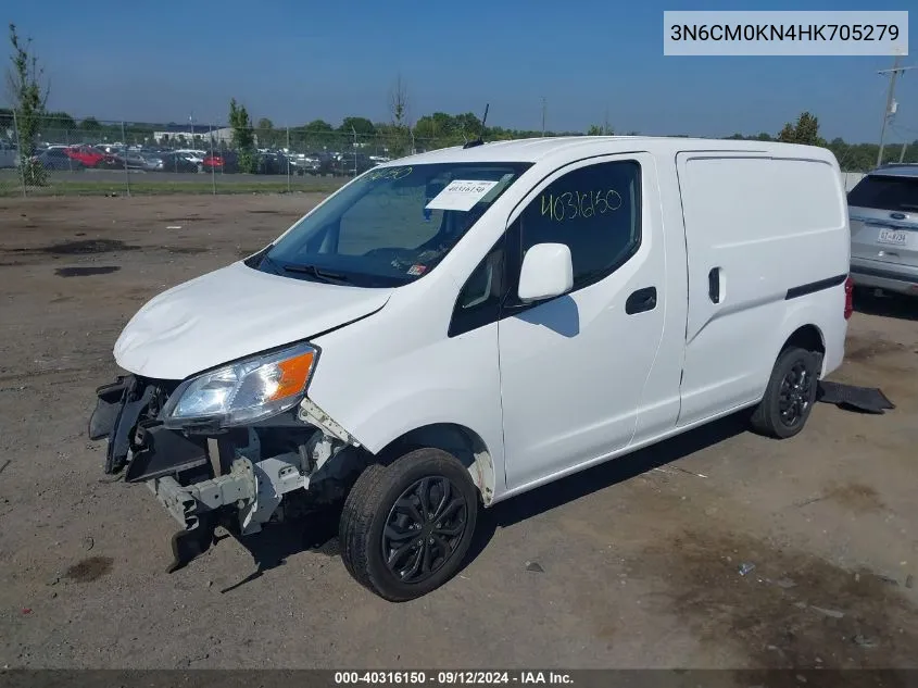 2017 Nissan Nv200 2.5S/2.5Sv VIN: 3N6CM0KN4HK705279 Lot: 40316150