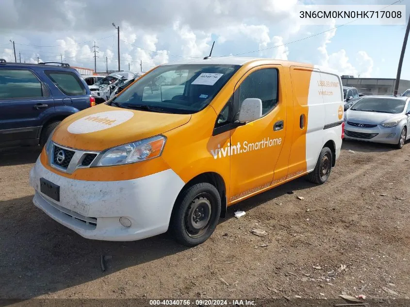 2017 Nissan Nv200 Sv VIN: 3N6CM0KN0HK717008 Lot: 40340756