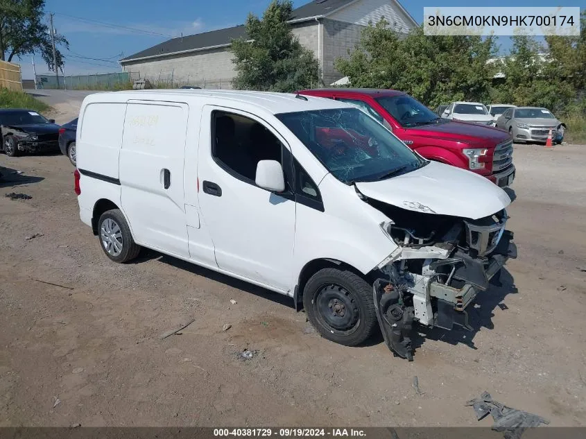 2017 Nissan Nv200 Sv VIN: 3N6CM0KN9HK700174 Lot: 40381729