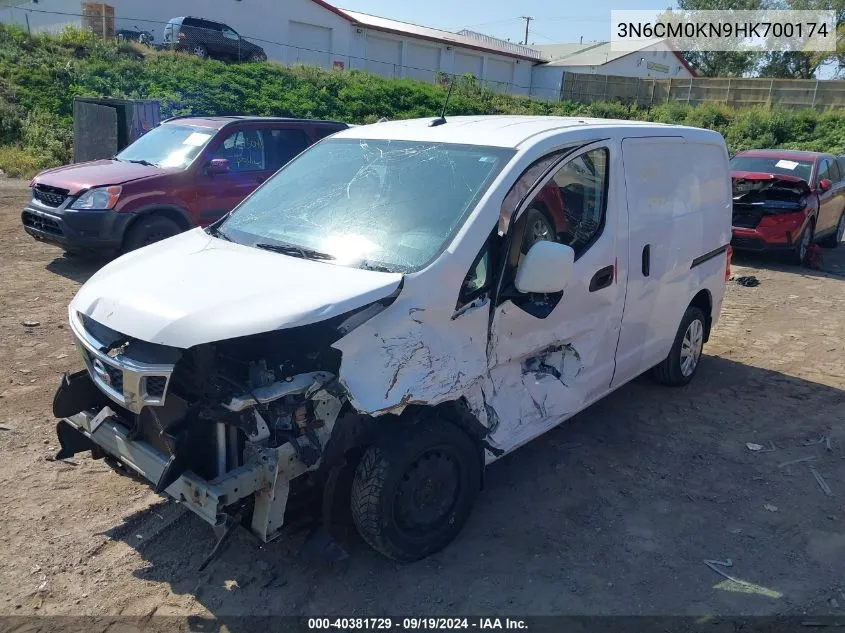 2017 Nissan Nv200 Sv VIN: 3N6CM0KN9HK700174 Lot: 40381729