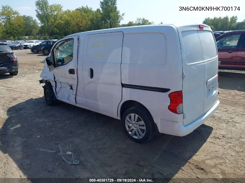 2017 Nissan Nv200 Sv VIN: 3N6CM0KN9HK700174 Lot: 40381729