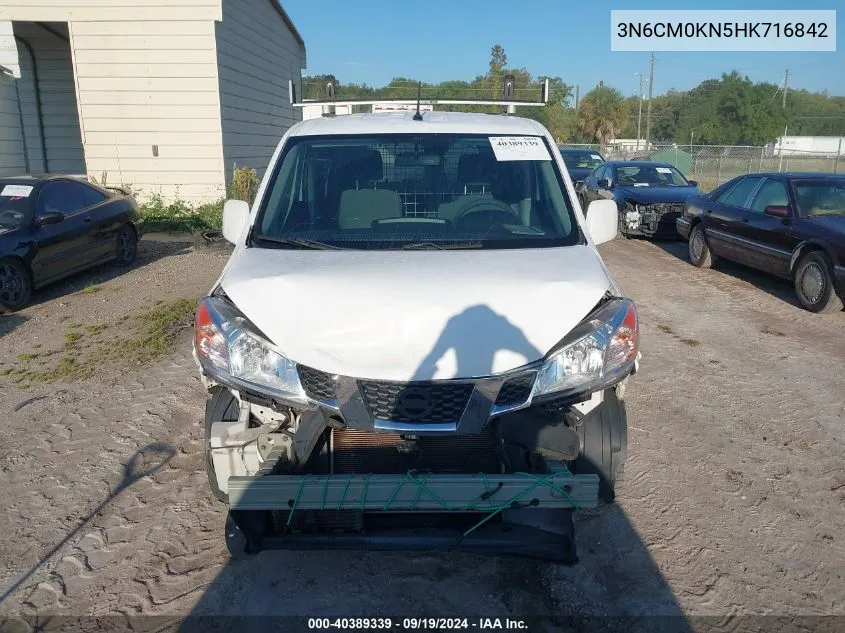 2017 Nissan Nv200 Sv VIN: 3N6CM0KN5HK716842 Lot: 40389339