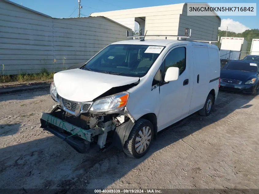 2017 Nissan Nv200 Sv VIN: 3N6CM0KN5HK716842 Lot: 40389339