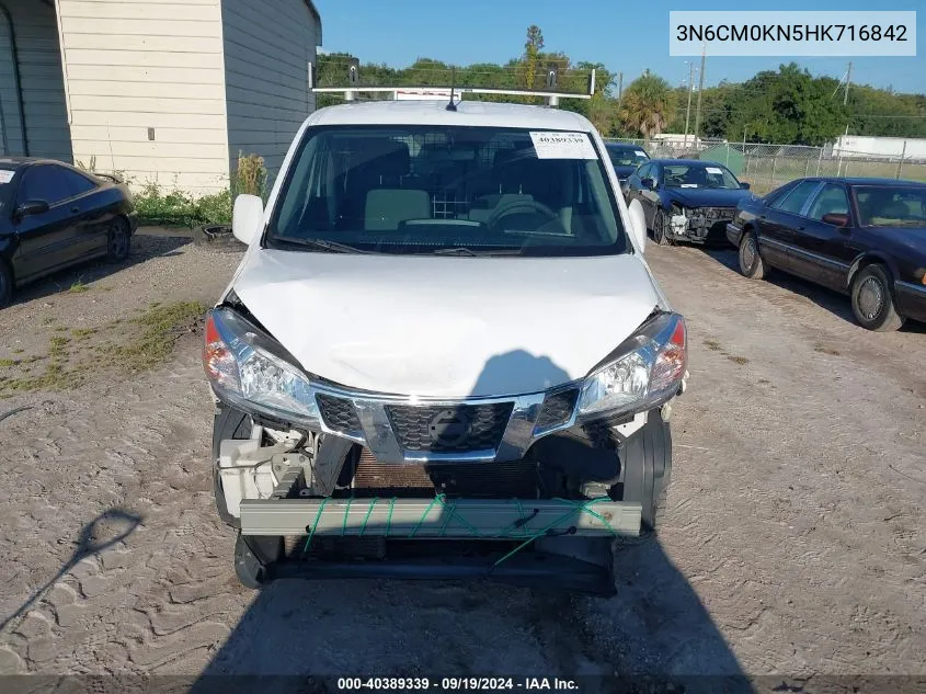 2017 Nissan Nv200 Sv VIN: 3N6CM0KN5HK716842 Lot: 40389339