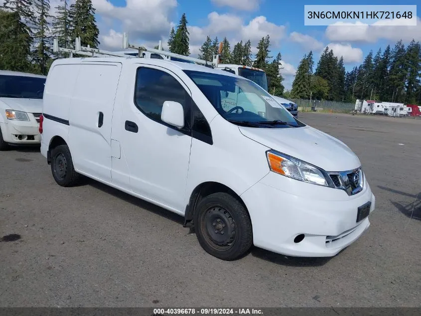 2017 Nissan Nv200 Sv VIN: 3N6CM0KN1HK721648 Lot: 40396678