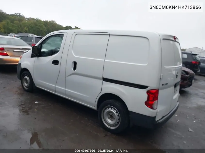 2017 Nissan Nv200 2.5S/2.5Sv VIN: 3N6CM0KN4HK713866 Lot: 40407996