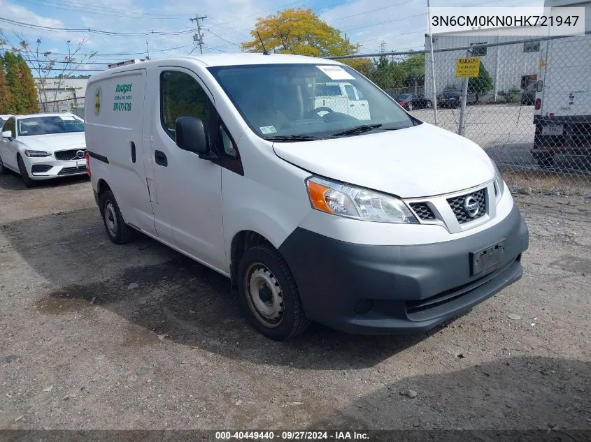 2017 Nissan Nv200 S VIN: 3N6CM0KN0HK721947 Lot: 40449440