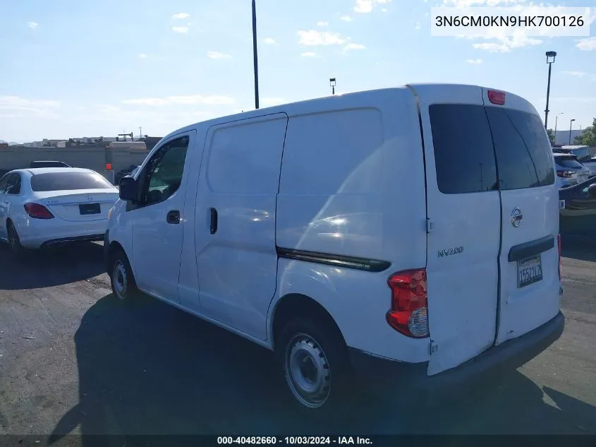 3N6CM0KN9HK700126 2017 Nissan Nv200 S