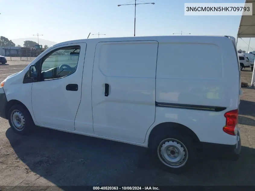 2017 Nissan Nv200 S VIN: 3N6CM0KN5HK709793 Lot: 40520363