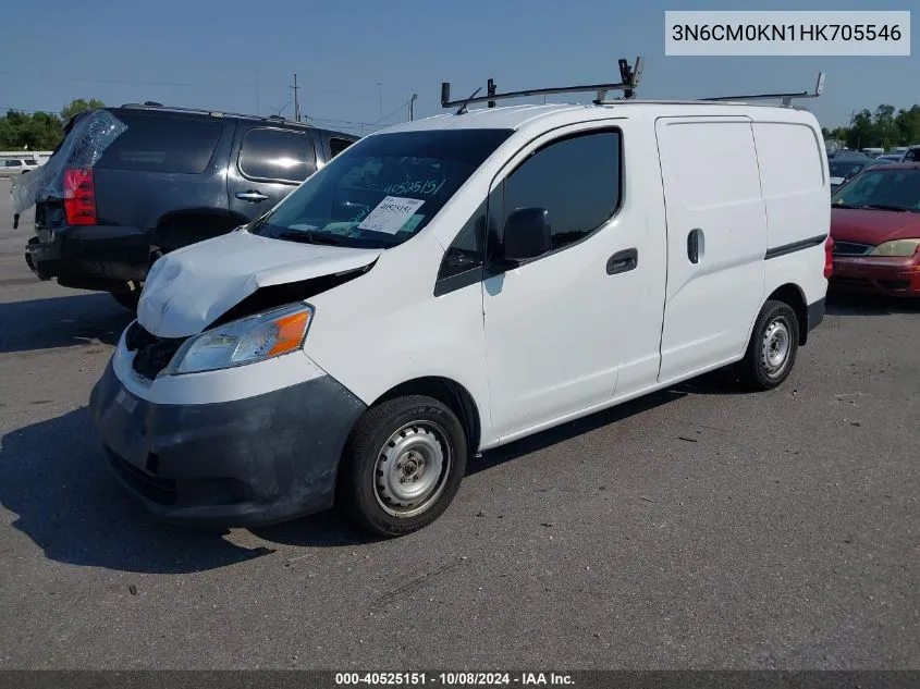 2017 Nissan Nv200 S VIN: 3N6CM0KN1HK705546 Lot: 40525151