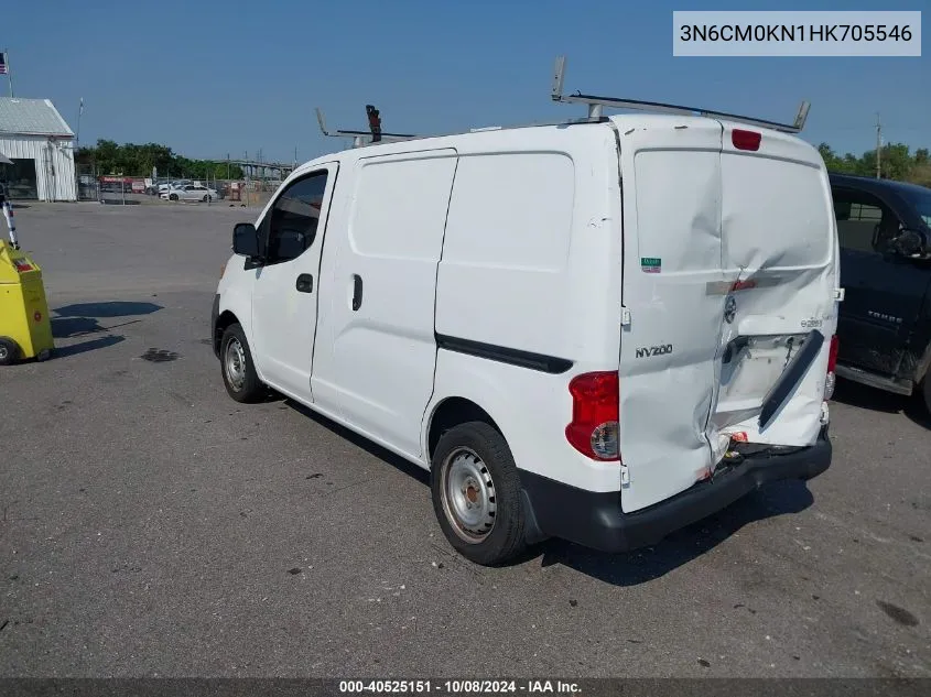 2017 Nissan Nv200 S VIN: 3N6CM0KN1HK705546 Lot: 40525151