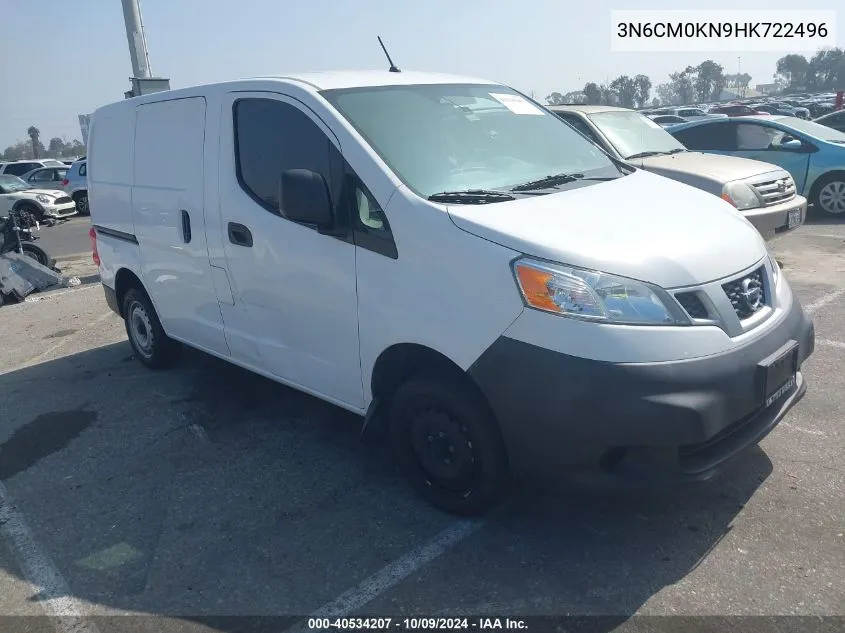 2017 Nissan Nv200 2.5S/2.5Sv VIN: 3N6CM0KN9HK722496 Lot: 40534207