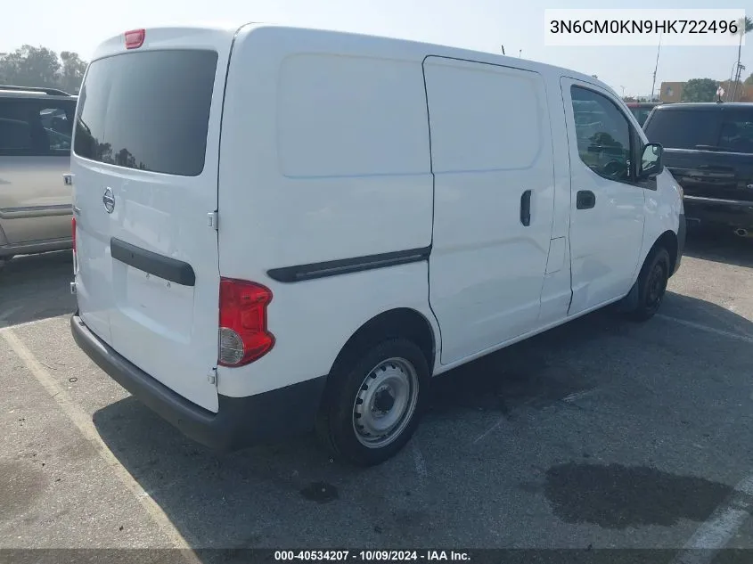 2017 Nissan Nv200 2.5S/2.5Sv VIN: 3N6CM0KN9HK722496 Lot: 40534207