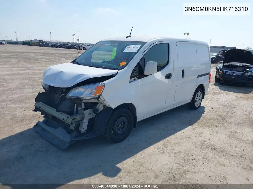 2017 Nissan Nv200 Sv VIN: 3N6CM0KN5HK716310 Lot: 40544990