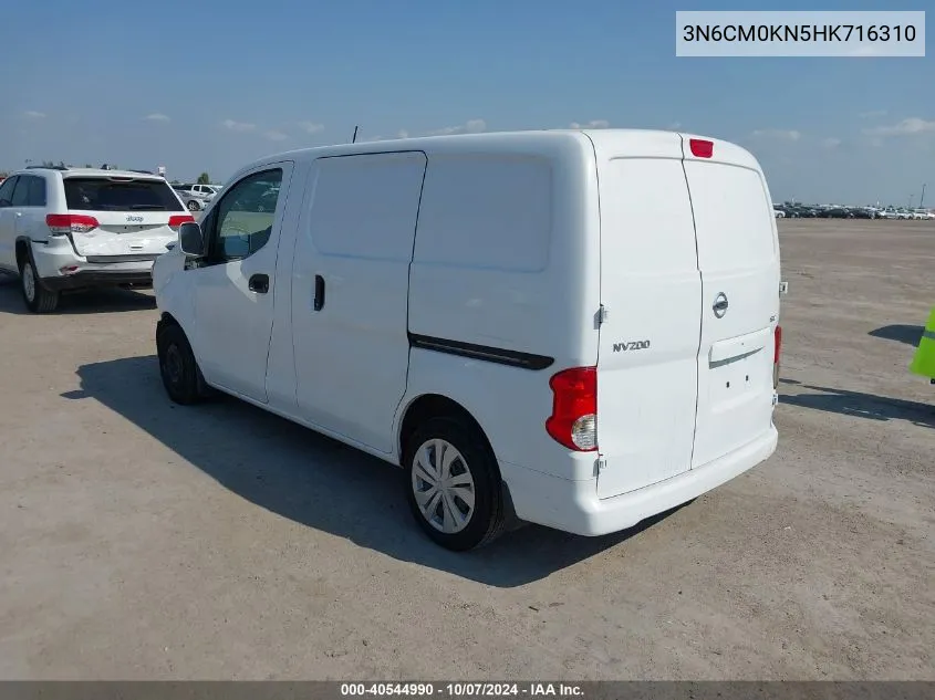 2017 Nissan Nv200 Sv VIN: 3N6CM0KN5HK716310 Lot: 40544990