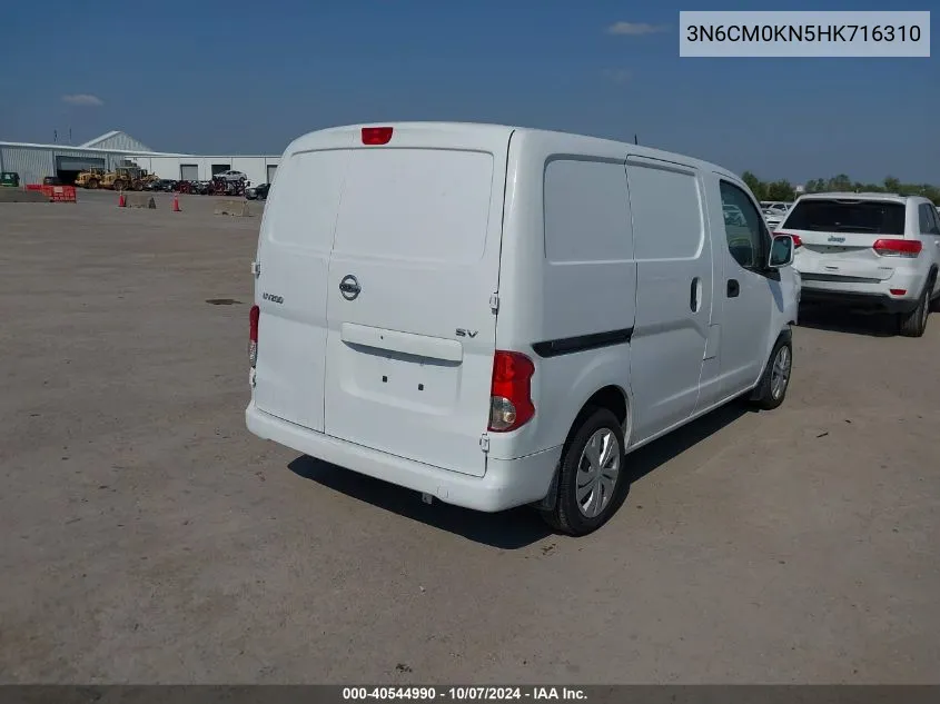 2017 Nissan Nv200 Sv VIN: 3N6CM0KN5HK716310 Lot: 40544990