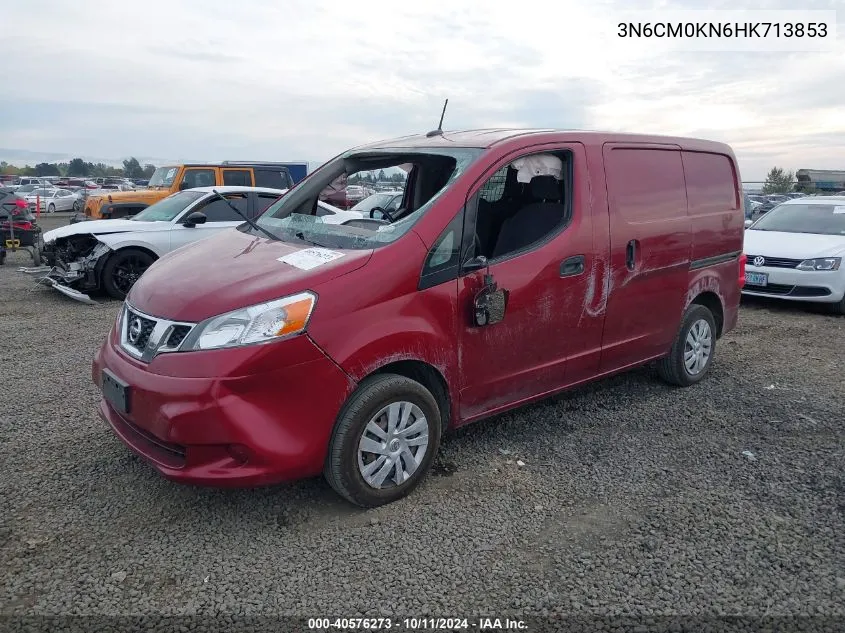 2017 Nissan Nv200 2.5S/2.5Sv VIN: 3N6CM0KN6HK713853 Lot: 40576273