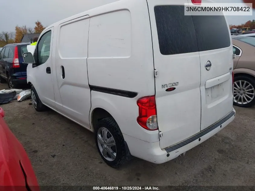 2017 Nissan Nv200 2.5S/2.5Sv VIN: 3N6CM0KN9HK708422 Lot: 40646819