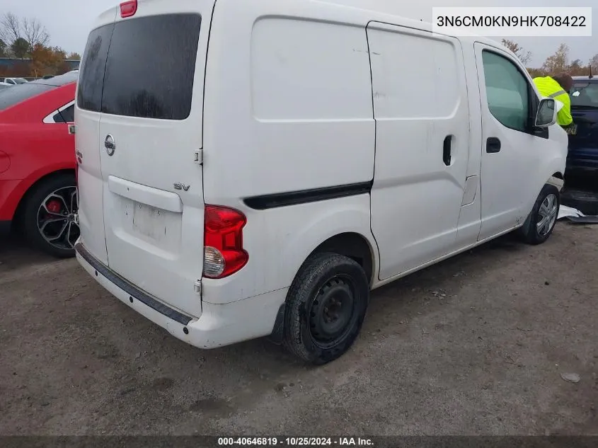 2017 Nissan Nv200 2.5S/2.5Sv VIN: 3N6CM0KN9HK708422 Lot: 40646819