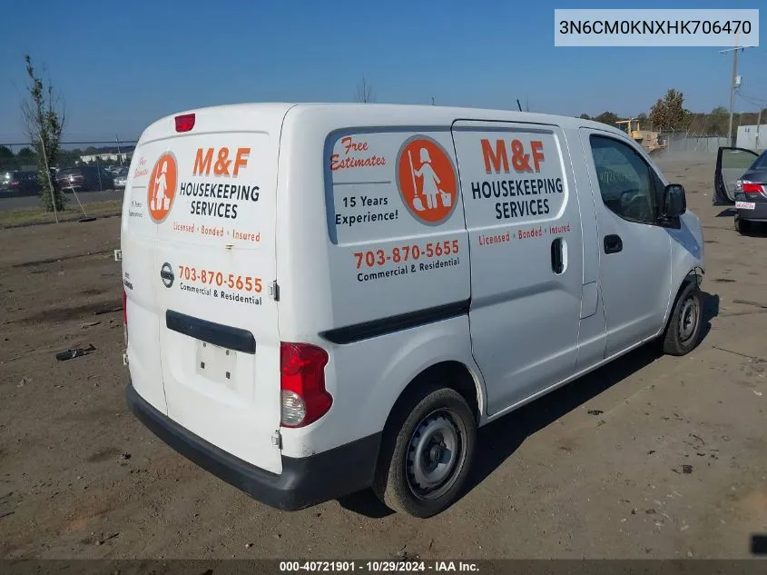 3N6CM0KNXHK706470 2017 Nissan Nv200 S