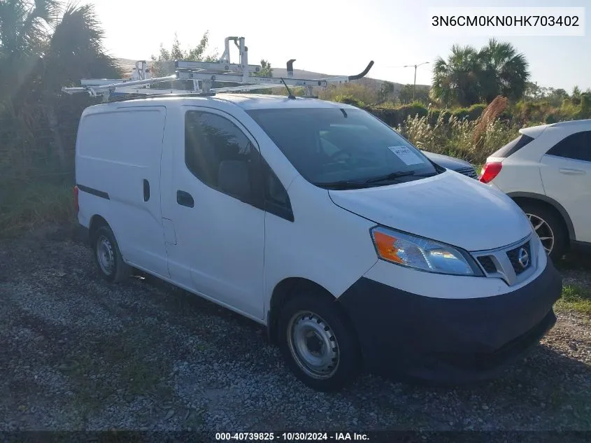 2017 Nissan Nv200 S VIN: 3N6CM0KN0HK703402 Lot: 40739825