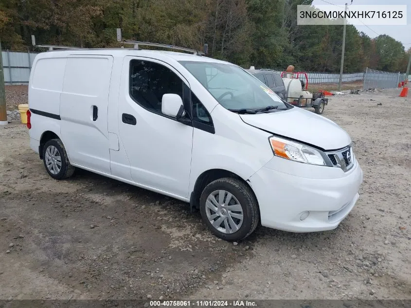 2017 Nissan Nv200 Sv VIN: 3N6CM0KNXHK716125 Lot: 40758061