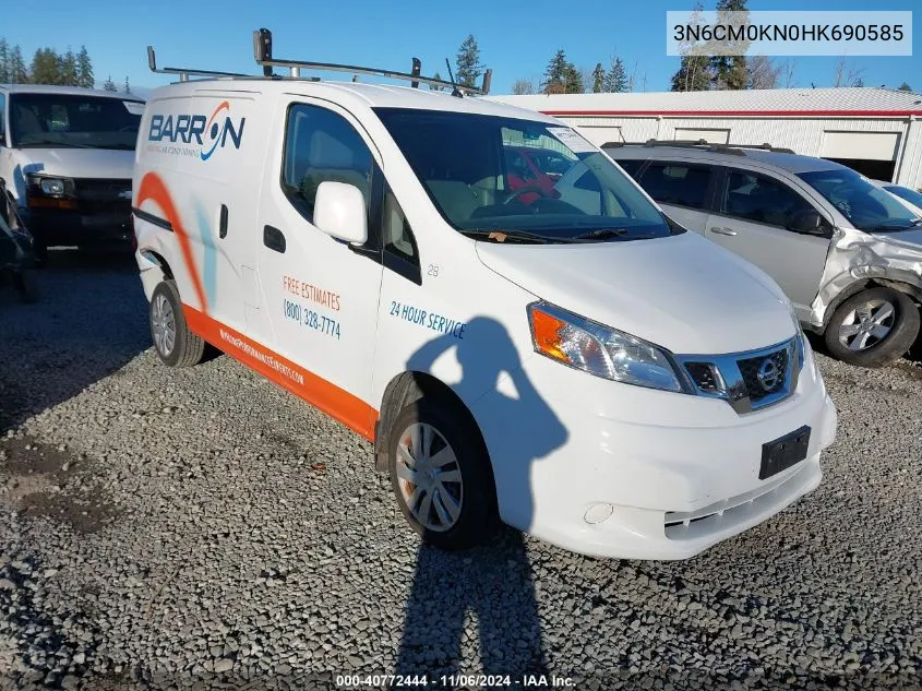 2017 Nissan Nv200 Sv VIN: 3N6CM0KN0HK690585 Lot: 40772444