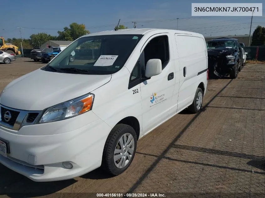 2018 Nissan Nv200 Sv VIN: 3N6CM0KN7JK700471 Lot: 40156181