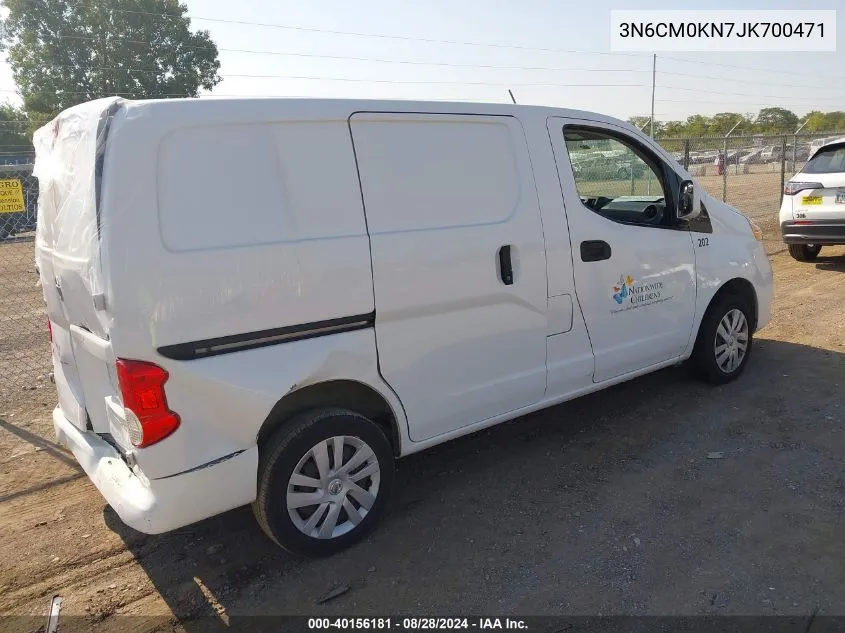 2018 Nissan Nv200 Sv VIN: 3N6CM0KN7JK700471 Lot: 40156181