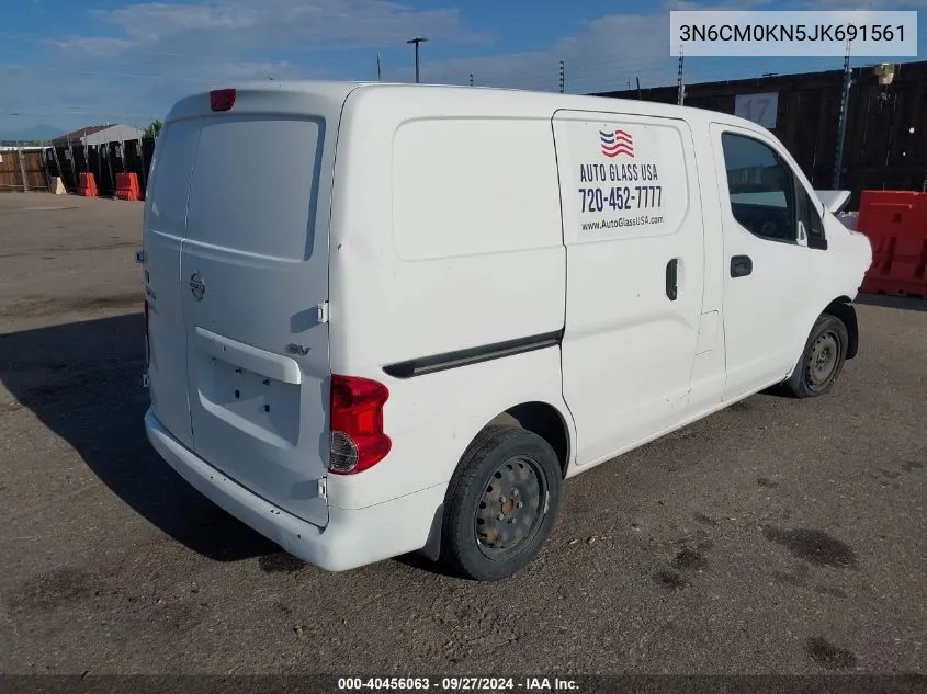 2018 Nissan Nv200 Sv VIN: 3N6CM0KN5JK691561 Lot: 40456063